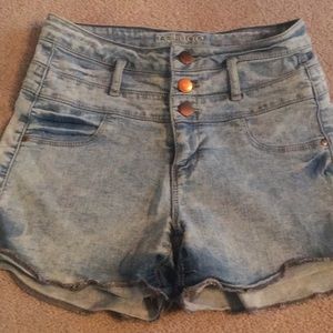 High waisted shorts
